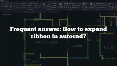 Frequent answer: How to expand ribbon in autocad?