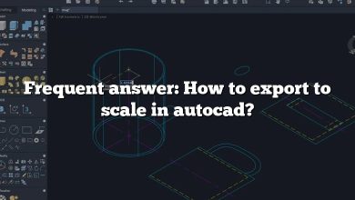 Frequent answer: How to export to scale in autocad?