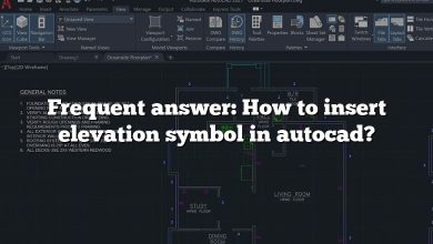 Frequent answer: How to insert elevation symbol in autocad?