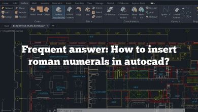 Frequent answer: How to insert roman numerals in autocad?