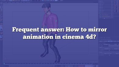 Frequent answer: How to mirror animation in cinema 4d?