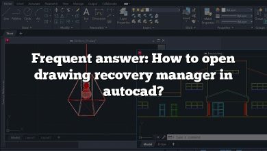 Frequent answer: How to open drawing recovery manager in autocad?