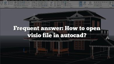 Frequent answer: How to open visio file in autocad?