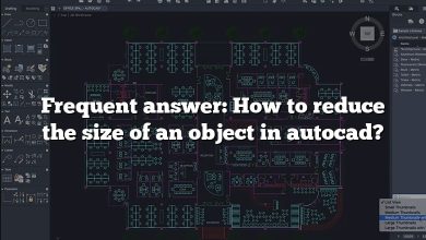 Frequent answer: How to reduce the size of an object in autocad?