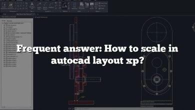 Frequent answer: How to scale in autocad layout xp?