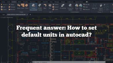 Frequent answer: How to set default units in autocad?
