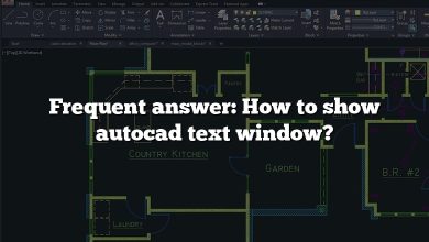 Frequent answer: How to show autocad text window?