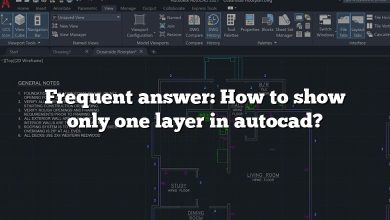 Frequent answer: How to show only one layer in autocad?