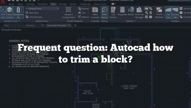 Frequent question: Autocad how to trim a block?
