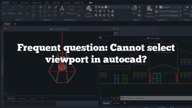 Frequent question: Cannot select viewport in autocad?