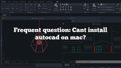 Frequent question: Cant install autocad on mac?