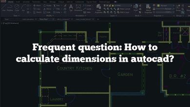 Frequent question: How to calculate dimensions in autocad?