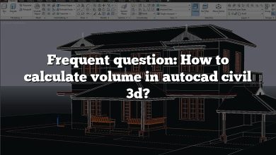 Frequent question: How to calculate volume in autocad civil 3d?