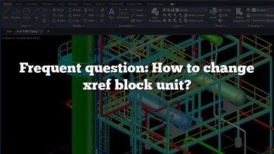 Frequent question: How to change xref block unit?