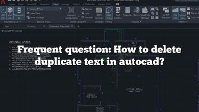 Frequent question: How to delete duplicate text in autocad?