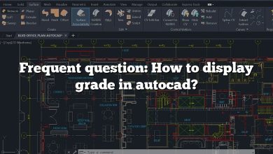 Frequent question: How to display grade in autocad?