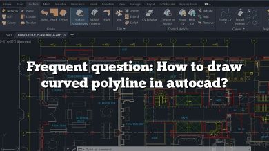 Frequent question: How to draw curved polyline in autocad?