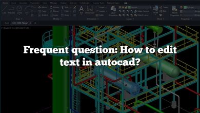 Frequent question: How to edit text in autocad?