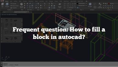 Frequent question: How to fill a block in autocad?