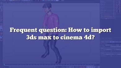 Frequent question: How to import 3ds max to cinema 4d?