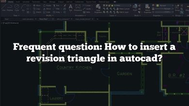 Frequent question: How to insert a revision triangle in autocad?
