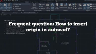 Frequent question: How to insert origin in autocad?