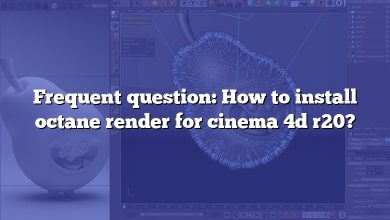 Frequent question: How to install octane render for cinema 4d r20?