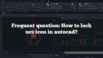 Frequent question: How to lock ucs icon in autocad?