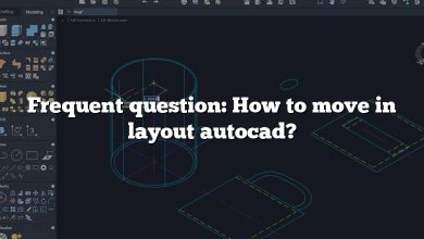 Frequent question: How to move in layout autocad?