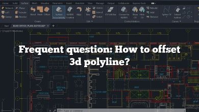 Frequent question: How to offset 3d polyline?