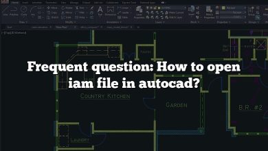 Frequent question: How to open iam file in autocad?