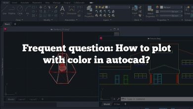 Frequent question: How to plot with color in autocad?