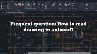 Frequent question: How to read drawing in autocad?