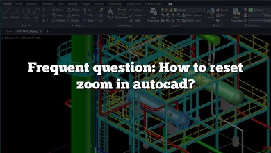 Frequent question: How to reset zoom in autocad?