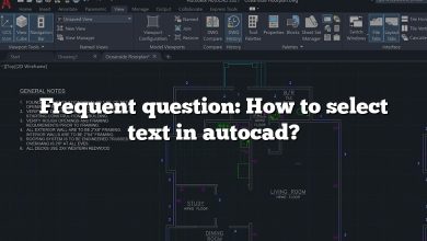 Frequent question: How to select text in autocad?