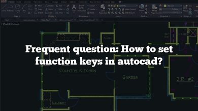 Frequent question: How to set function keys in autocad?