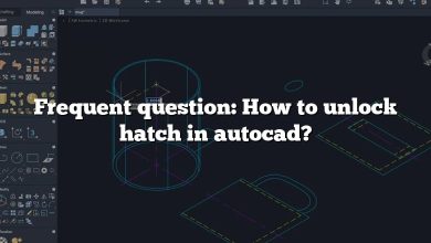 Frequent question: How to unlock hatch in autocad?