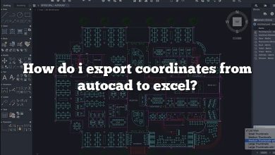 How do i export coordinates from autocad to excel?