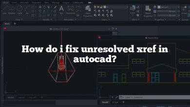 How do i fix unresolved xref in autocad?