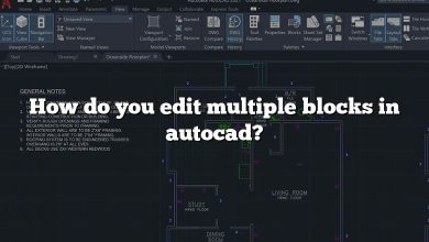 How do you edit multiple blocks in autocad?