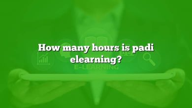 How many hours is padi elearning?