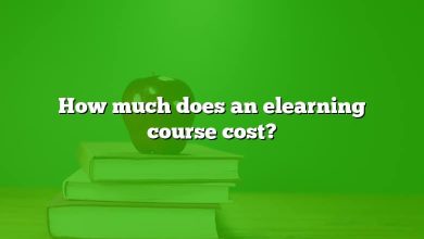 How much does an elearning course cost?