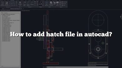 How to add hatch file in autocad?