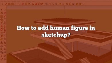 How to add human figure in sketchup?