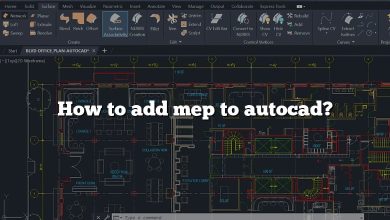 How to add mep to autocad?
