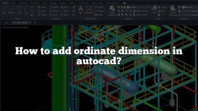 How to add ordinate dimension in autocad?