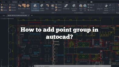 How to add point group in autocad?