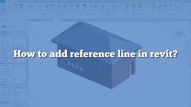 How to add reference line in revit?