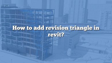 How to add revision triangle in revit?