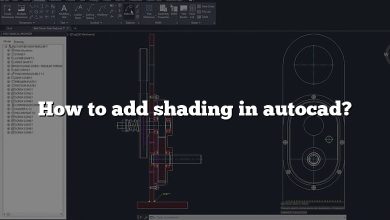 How to add shading in autocad?